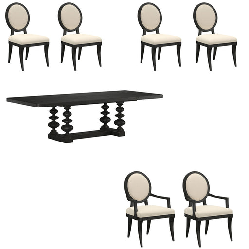 ART Furniture - Atrium 7 Piece Rectangular Dining Table Set in Brown - 334238-2659-7SET - GreatFurnitureDeal