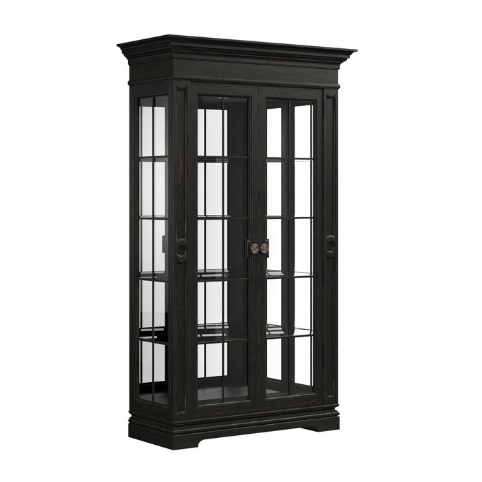 ART Furniture - Atrium 2 Door Glass Cabinet in Brown - 334240-2659 - GreatFurnitureDeal