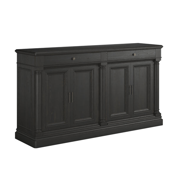 ART Furniture - Atrium Credenza in Rubbed Black - 334252-2659