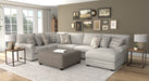 Jackson Furniture - Livingston 5 Piece Modular Sectional in Linen - 3345-46-59-29-76-12-LINEN - GreatFurnitureDeal