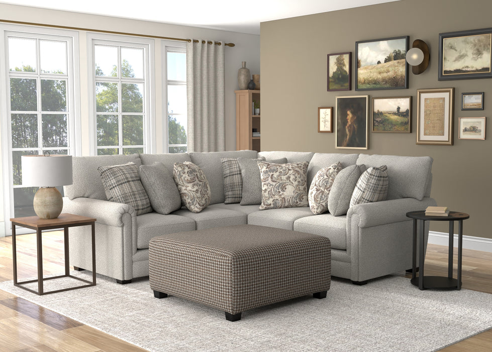 Jackson Furniture - Livingston 3 Piece Modular Sectional in Linen - 3345-46-59-42-LINEN - GreatFurnitureDeal