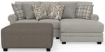 Jackson Furniture - Livingston 3 Piece Modular Sectional in Linen - 3345-46-76-12-LINEN - GreatFurnitureDeal