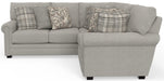 Jackson Furniture - Livingston 3 Piece Modular Sectional in Linen - 3345-62-59-72-LINEN - GreatFurnitureDeal