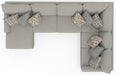 Jackson Furniture - Livingston 4 Piece Modular Sectional in Linen - 3345-75-29-59-42-LINEN - GreatFurnitureDeal