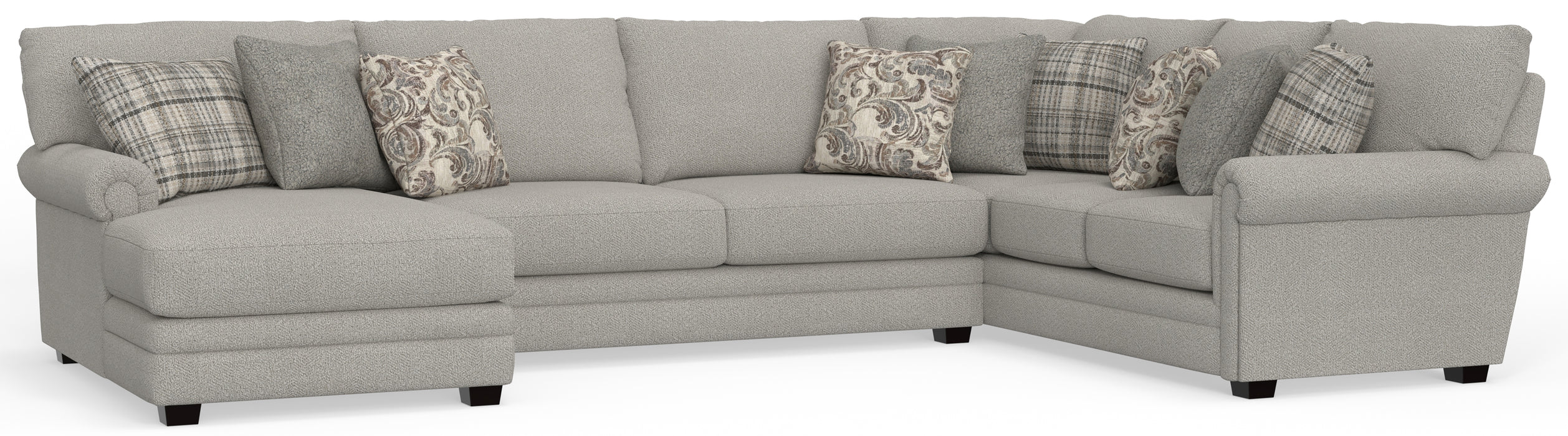 Jackson Furniture - Livingston 4 Piece Modular Sectional in Linen - 3345-75-29-59-42-LINEN - GreatFurnitureDeal