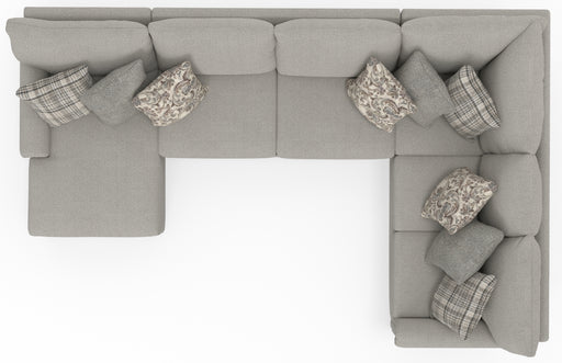 Jackson Furniture - Livingston 5 Piece Modular Sectional in Linen - 3345-75-29-59-72-12-LINEN - GreatFurnitureDeal