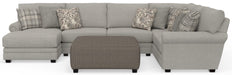 Jackson Furniture - Livingston 5 Piece Modular Sectional in Linen - 3345-75-29-59-72-12-LINEN - GreatFurnitureDeal