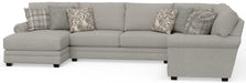 Jackson Furniture - Livingston 4 Piece Modular Sectional in Linen - 3345-75-29-59-72-LINEN - GreatFurnitureDeal