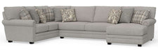 Jackson Furniture - Livingston 5 Piece Modular Sectional in Linen - 3345-75-29-59-72-12-LINEN - GreatFurnitureDeal