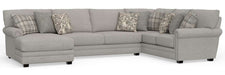 Jackson Furniture - Livingston 5 Piece Modular Sectional in Linen - 3345-75-29-59-72-12-LINEN - GreatFurnitureDeal