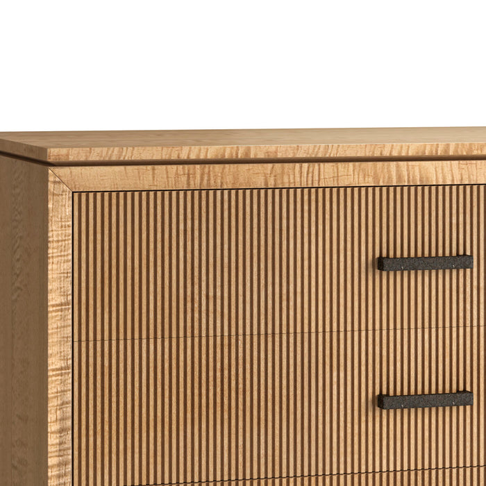 ART Furniture - Loft Reeded Bedside Chest in Natural Maple - 335144-1911 - GreatFurnitureDeal