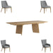 ART Furniture - Loft 5 Piece Dining Room Set in Natural Maple - 335221-1911-5SET - GreatFurnitureDeal