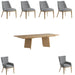 ART Furniture - Loft 7 Piece Dining Room Set in Natural Maple - 335221-1911-7SET - GreatFurnitureDeal