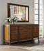 ART Furniture - Eave 9 Drawer Dresser with Mirror in Hazelnut - 336131-336120-1860 - GreatFurnitureDeal