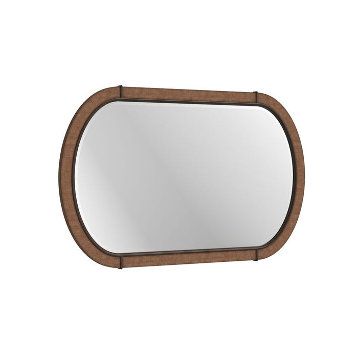 ART Furniture - Verge Oval Mirror Woven in Handcrafted Walnut - 337121-1960