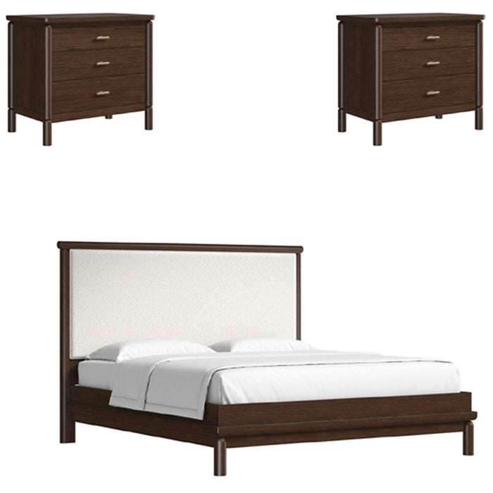 ART Furniture - Verge 3 Piece King Bedroom Set in Handcrated Walnut - 337126-1960-3SET - GreatFurnitureDeal