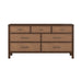 ART Furniture - Verge Woven Dresser with Mirror in Handcrated Walnut - 337131-337121-1960 - GreatFurnitureDeal