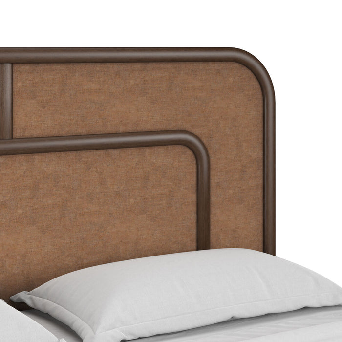 ART Furniture - Verge Queen Woven Panel Bed in Handcrated Walnut - 337135-1960 - GreatFurnitureDeal