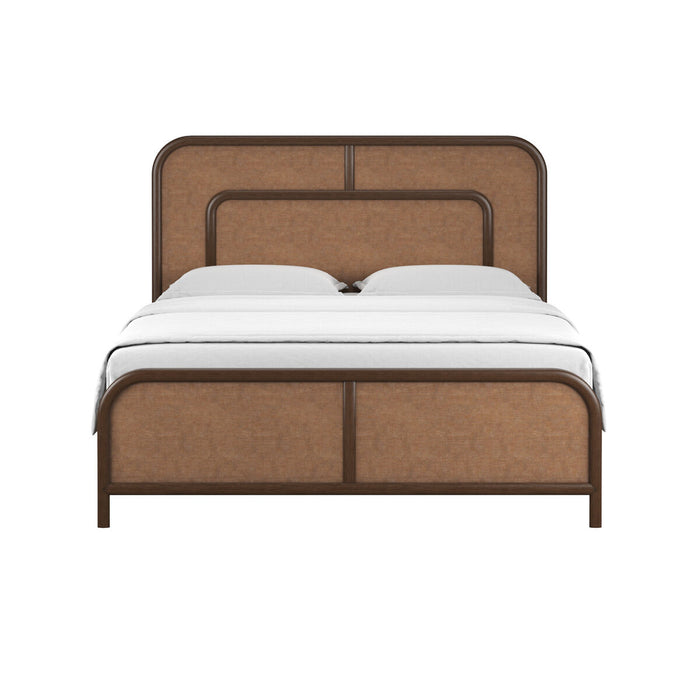 ART Furniture - Verge Queen Woven Panel Bed in Handcrated Walnut - 337135-1960 - GreatFurnitureDeal