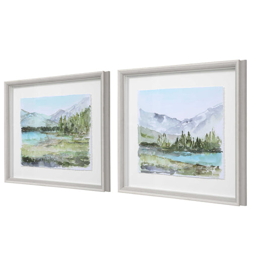 Uttermost - Plein Air Reservoir Watercolor Prints, S/2 - 33719 - GreatFurnitureDeal