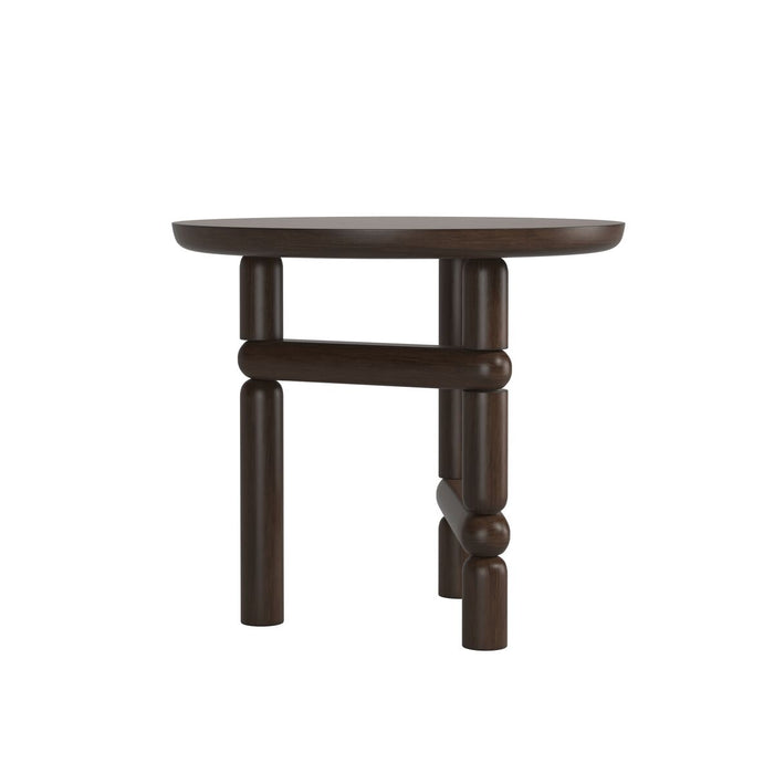 ART Furniture - Verge Round End Table in Handcrafted Walnut - 337304-1960 - GreatFurnitureDeal