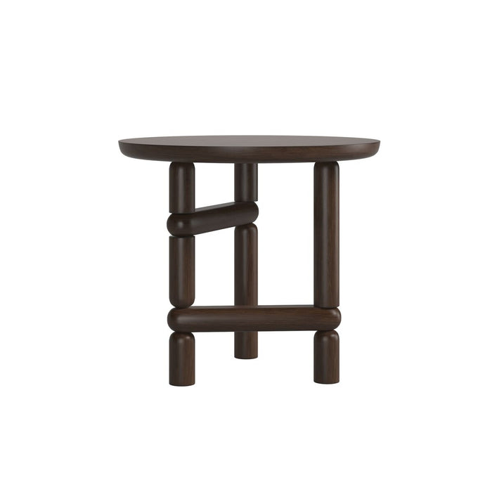 ART Furniture - Verge Round End Table in Handcrafted Walnut - 337304-1960 - GreatFurnitureDeal