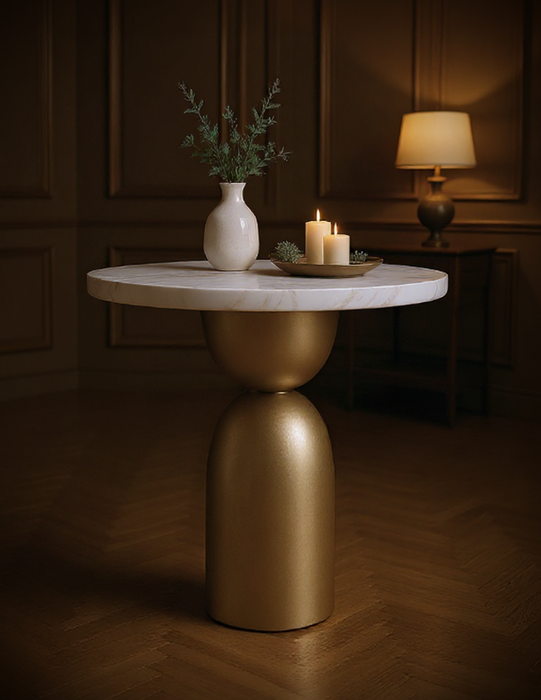 ART Furniture - Verge Spot Table in White, Bronze Metallic - 337389-1043 - GreatFurnitureDeal