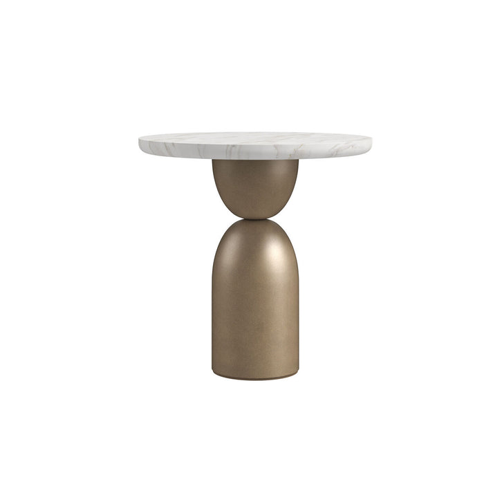 ART Furniture - Verge Spot Table in White, Bronze Metallic - 337389-1043 - GreatFurnitureDeal