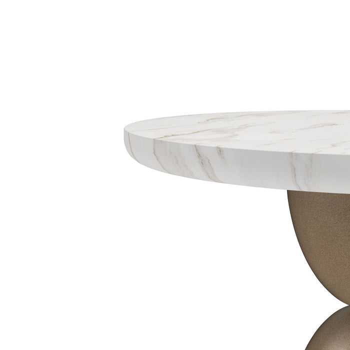 ART Furniture - Verge Spot Table in White, Bronze Metallic - 337389-1043 - GreatFurnitureDeal