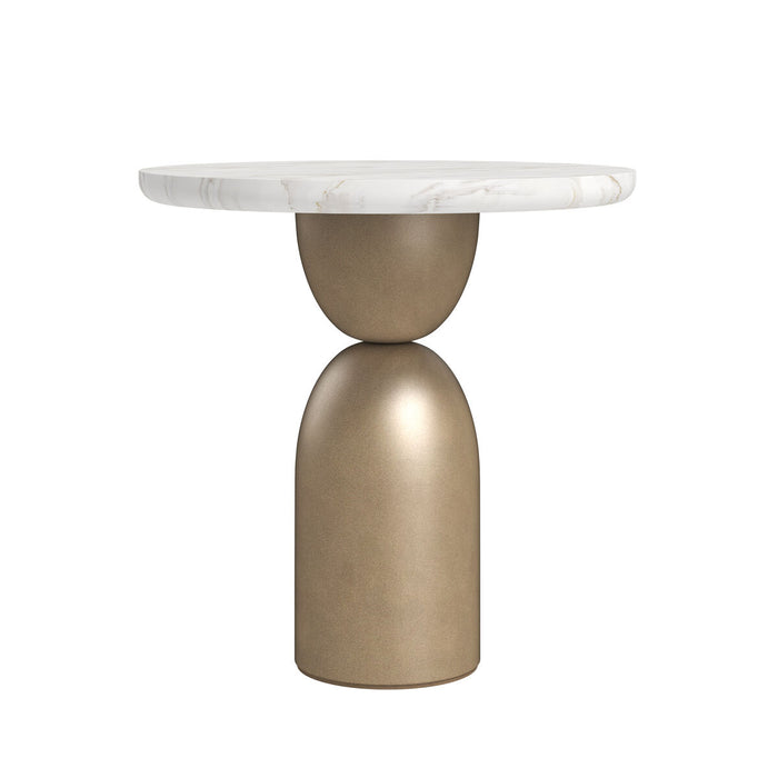 ART Furniture - Verge Spot Table in White, Bronze Metallic - 337389-1043 - GreatFurnitureDeal