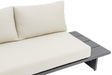 Meridian Furniture - Maldives 157" Cream Water Resistant Fabric Upholstered 5pc. Outdoor Patio Sectional - 338Cream-Sec2B - GreatFurnitureDeal