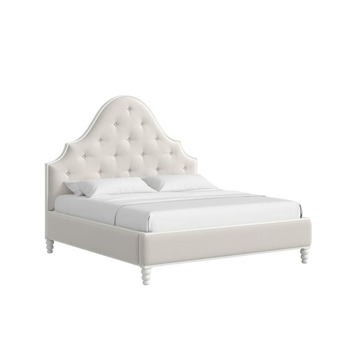 ART Furniture - Haven King Upholstered Bed in Warm White - 339126-2367 - GreatFurnitureDeal