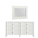 ART Furniture - Haven Dresser with Mirror in Warm White - 339130-120-2367 - GreatFurnitureDeal