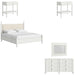 ART Furniture - Haven 5 Piece Queen Bedroom Set in Warm White - 339135-2367-5SET - GreatFurnitureDeal