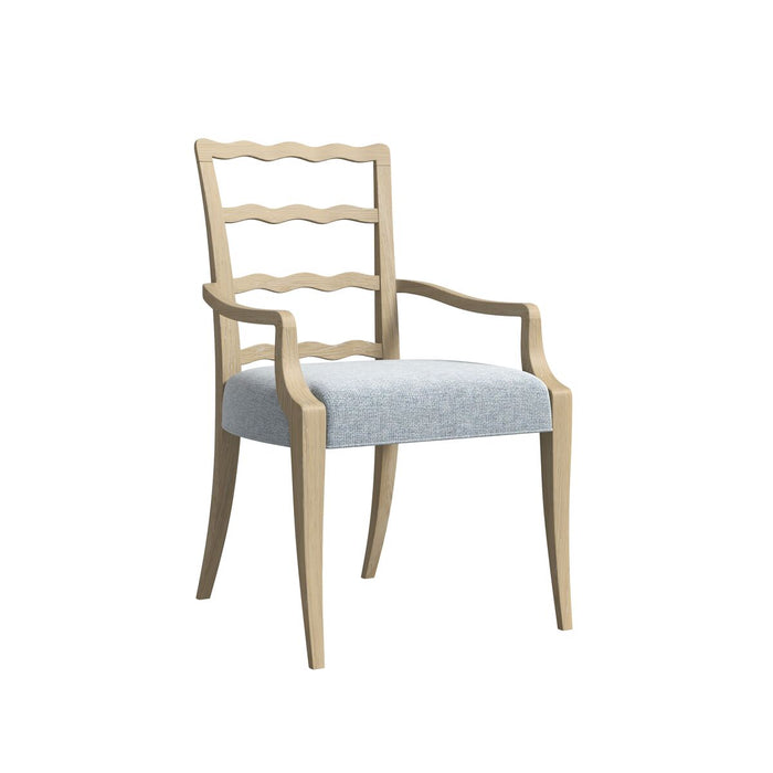 ART Furniture - Haven Ladderback Arm Chair in Warm White (Set of 2) - 339205-2325 - GreatFurnitureDeal
