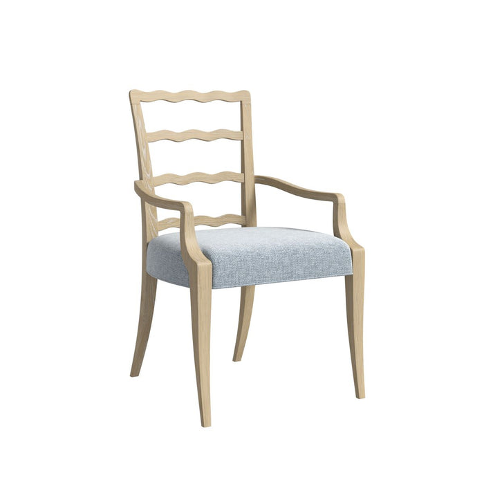 ART Furniture - Haven Ladderback Arm Chair in Warm White (Set of 2) - 339205-2325 - GreatFurnitureDeal