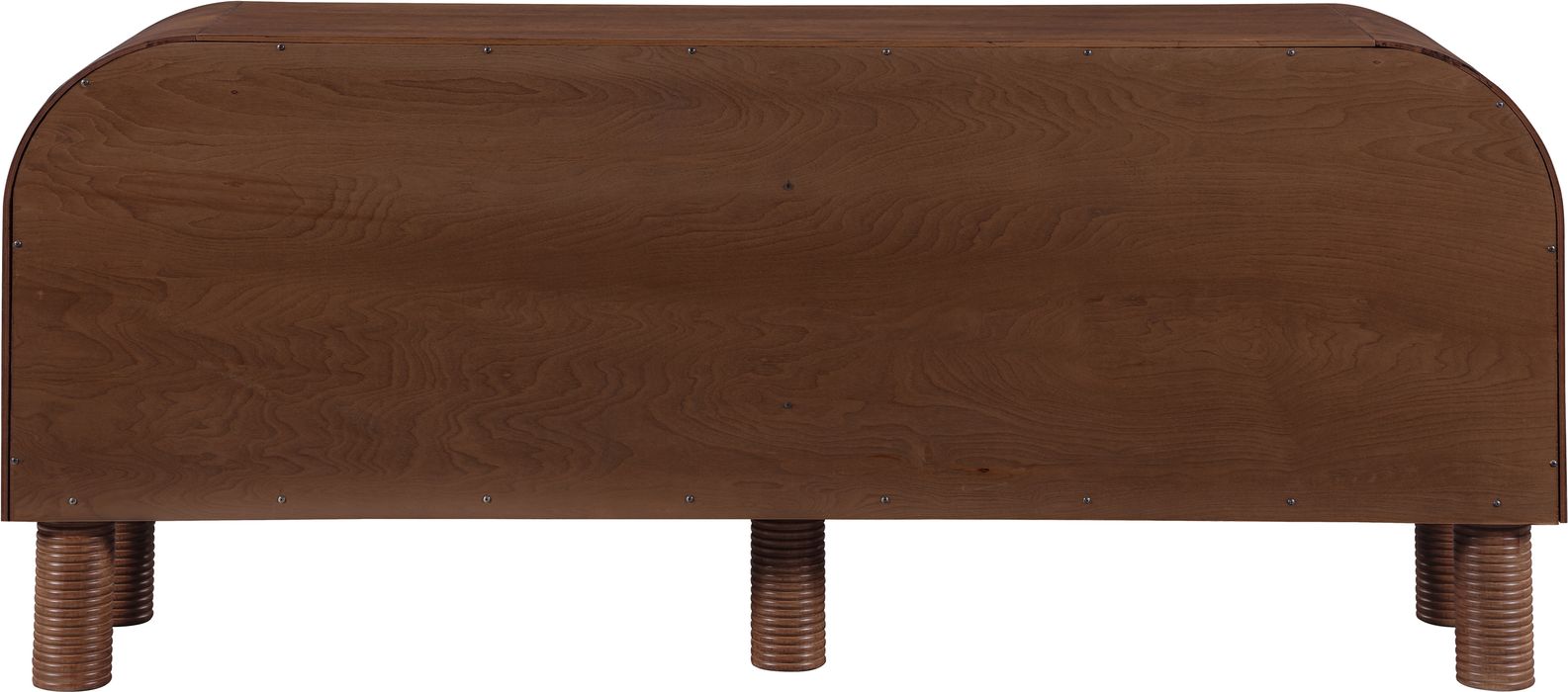 Meridian Furniture - Casablanca Walnut Solid Wood And Oak Veneer Sideboard / Buffet - 339Walnut - GreatFurnitureDeal