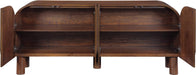 Meridian Furniture - Casablanca Walnut Solid Wood And Oak Veneer Sideboard / Buffet - 339Walnut - GreatFurnitureDeal