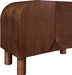 Meridian Furniture - Casablanca Walnut Solid Wood And Oak Veneer Sideboard / Buffet - 339Walnut - GreatFurnitureDeal