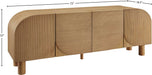 Meridian Furniture - Casablanca Walnut Solid Wood And Oak Veneer Sideboard / Buffet - 339Walnut - GreatFurnitureDeal