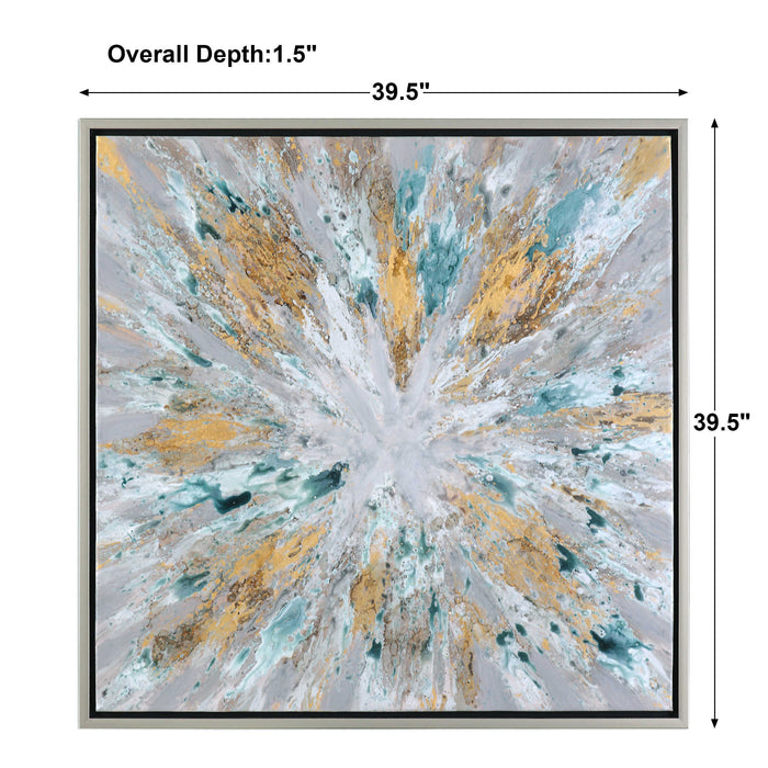 Uttermost - Exploding Star Modern Abstract Art - 34361 - GreatFurnitureDeal