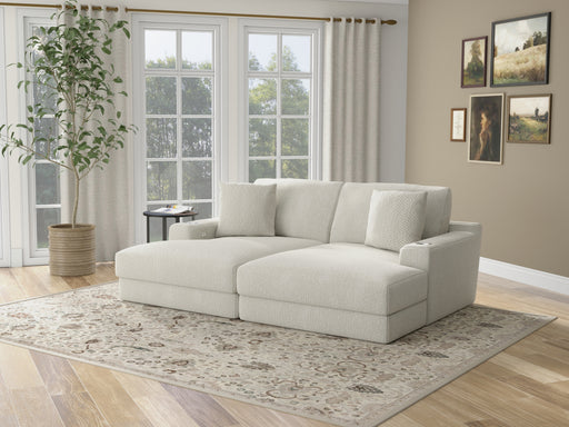 Jackson Furniture - Cozy Stationary Sectional in Pearl - 344515-516-PEARL - GreatFurnitureDeal