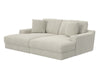 Jackson Furniture - Cozy Stationary Sectional in Pearl - 344515-516-PEARL - GreatFurnitureDeal