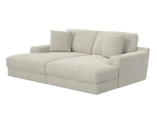 Jackson Furniture - Cozy Stationary Sectional in Pearl - 344515-516-PEARL - GreatFurnitureDeal