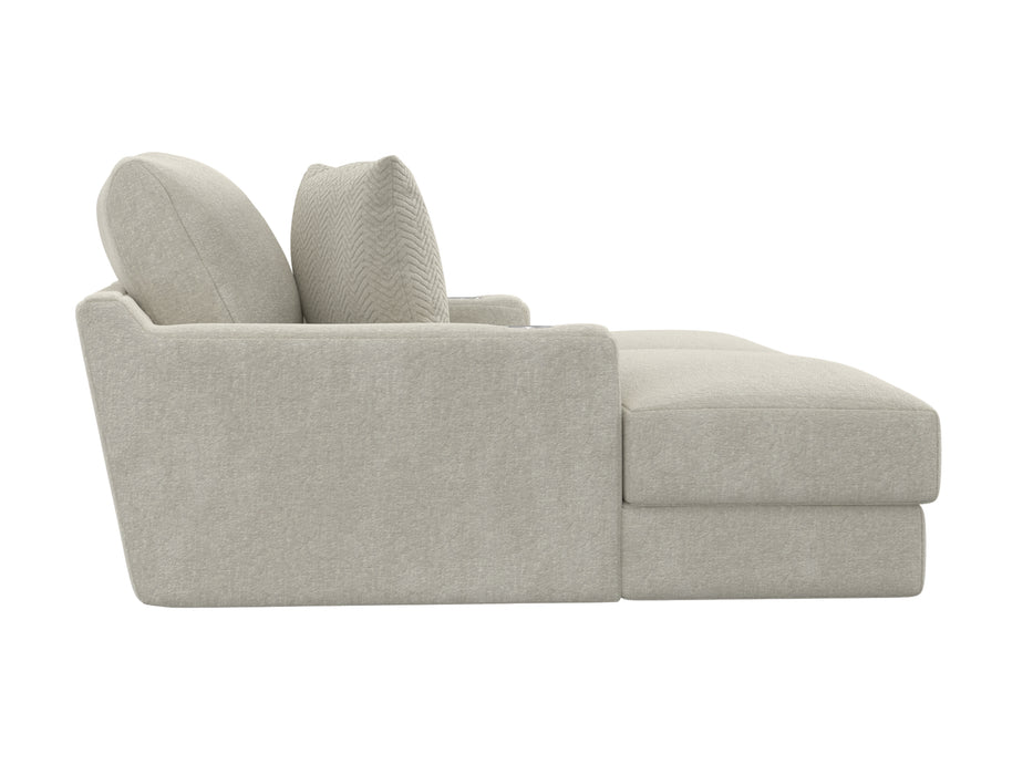 Jackson Furniture - Cozy Chaise w/USB in Pearl - 344519-PEARL - GreatFurnitureDeal