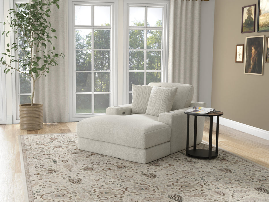 Jackson Furniture - Cozy Chaise w/USB in Pearl - 344519-PEARL - GreatFurnitureDeal