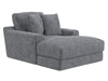 Jackson Furniture - Cozy Chaise w/USB in Gunmetal - 344519-GUNMETAL - GreatFurnitureDeal