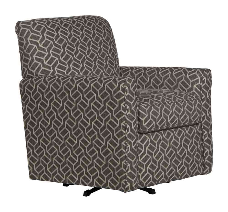 Jackson Furniture - Cutler Swivel Chair with Cocktail Ottoman in Ash - 3478-21-12-ASH - GreatFurnitureDeal