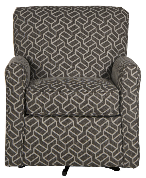 Jackson Furniture - Cutler Swivel Chair with Cocktail Ottoman in Ash - 3478-21-12-ASH - GreatFurnitureDeal