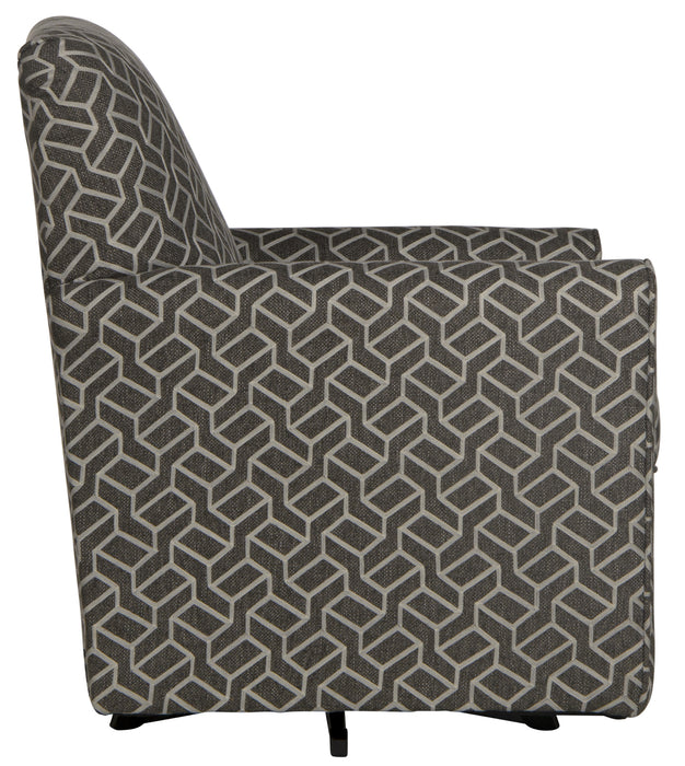 Jackson Furniture - Cutler Swivel Chair with Cocktail Ottoman in Ash - 3478-21-12-ASH - GreatFurnitureDeal